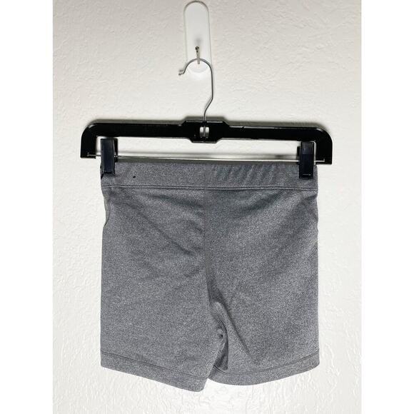 Women’s Nike Pro Dri-Fit Training Shorts Grey Black Running Workout Gym Pilates - Picture 2 of 5